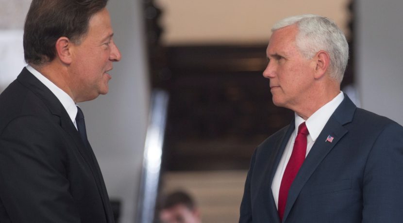 Vice President Mike Pence Makes (Brief) Visit in Panama