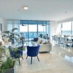 RENTED :  OCEAN VIEWS | LARGE 3 BEDROOM MODEL “A” APARTMENT IN GRAND TOWER