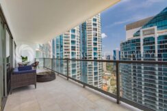 Sold | Above 30th Floor | Stylish Decor | 2-Bedroom Apartment In The Ocean Club (Trump)