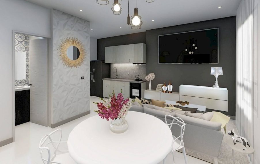 Panama Real Estate - The Gray - Living Room Panama Real Estate - The Gray - Living Room
