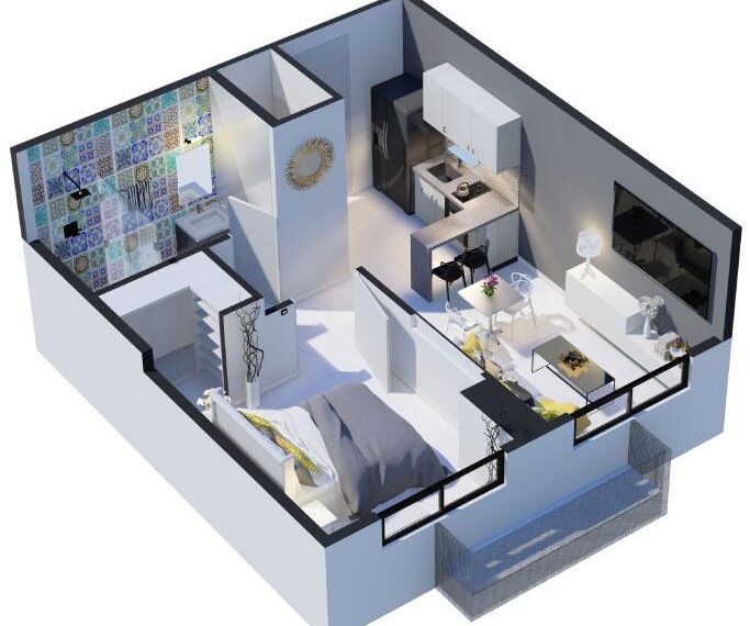 Panama Real Estate - The Gray Model A Apartment Panama Real Estate - The Gray Model A Apartment