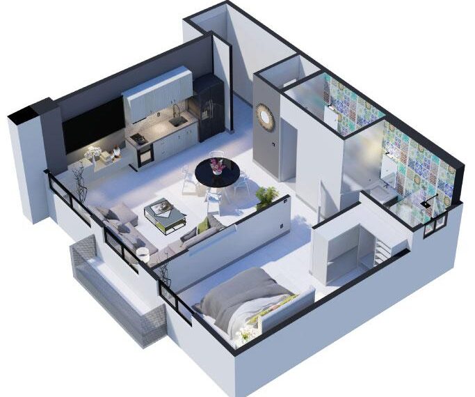 Panama Real Estate - The Gray Model B Apartment Panama Real Estate - The Gray Model B Apartment