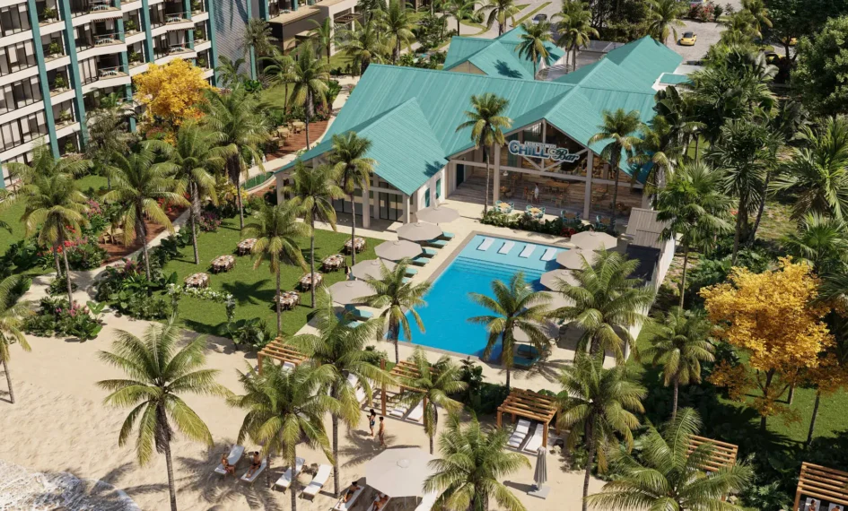Margaritaville - Your Slice of Paradise - Panoramic view of chillbar in front of pool Margaritaville-Your-Slice-of-Paradise-Panoramic-view-of-chillbar-in-front-of-pool