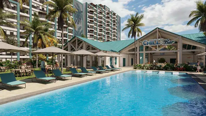 Margaritaville - Your Slice of Paradise - View of chillbar in front of pool Margaritaville - Your Slice of Paradise - View of chillbar in front of pool